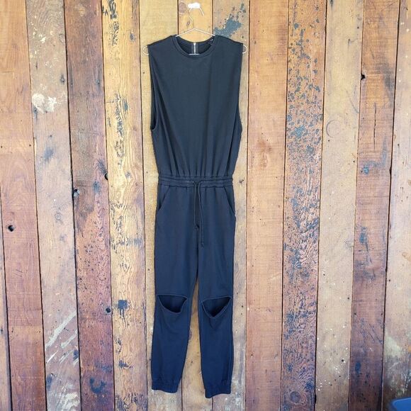 NUDE Black Distressed Jumper - Picture 1 of 14